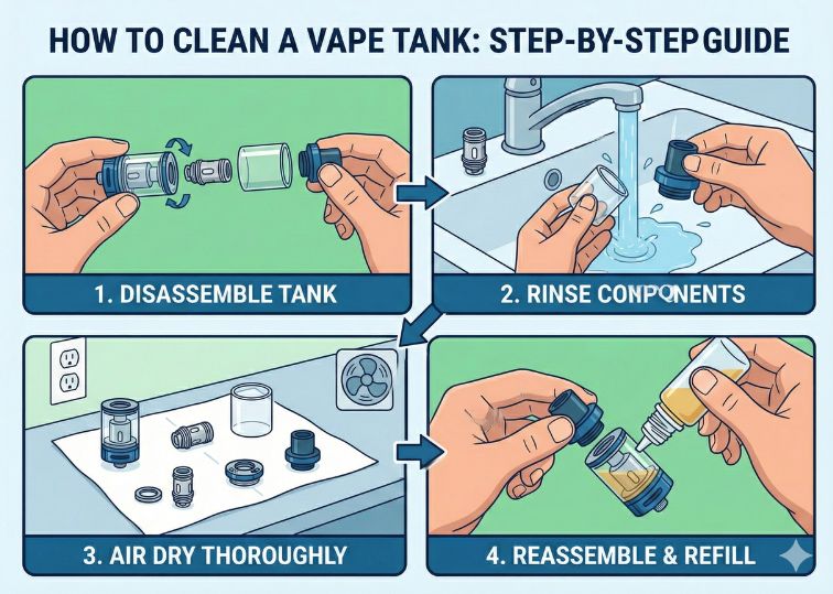 How to Clean a Vape Tank?