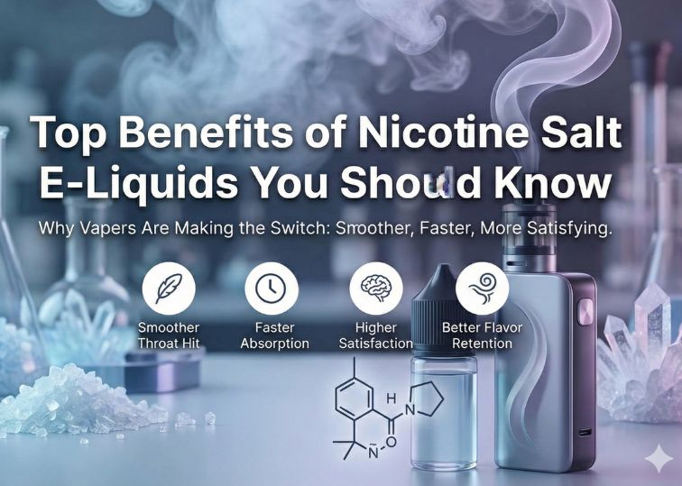 Top Benefits of Nicotine Salt E-Liquids You Should Know