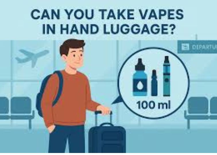 Can you take vapes in hand luggage?