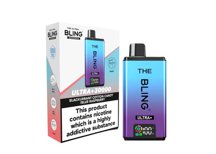Top Bling Ultra Plus 30K Berry Combo, loved by UK Vapers